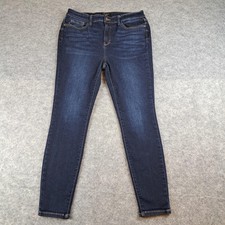 Judy Blue Jeans Womens 15/32 Dark Wash Skinny Fit Cotton Stretch Denim High Rise