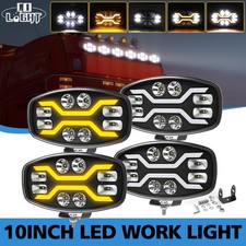 4x 10 Zoll LED Zusatzscheinwerfer Fernlicht 12V 24V LKW Nutzfahrzeuge Offroad