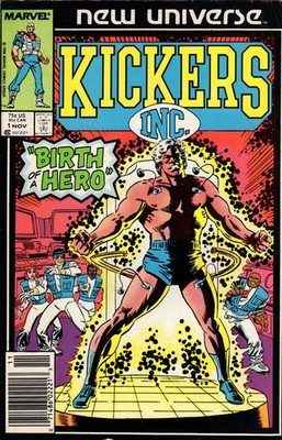 Kickers, Inc. #1 (Newsstand) VG; Marvel | low grade - New Universe - w/Bag+Board