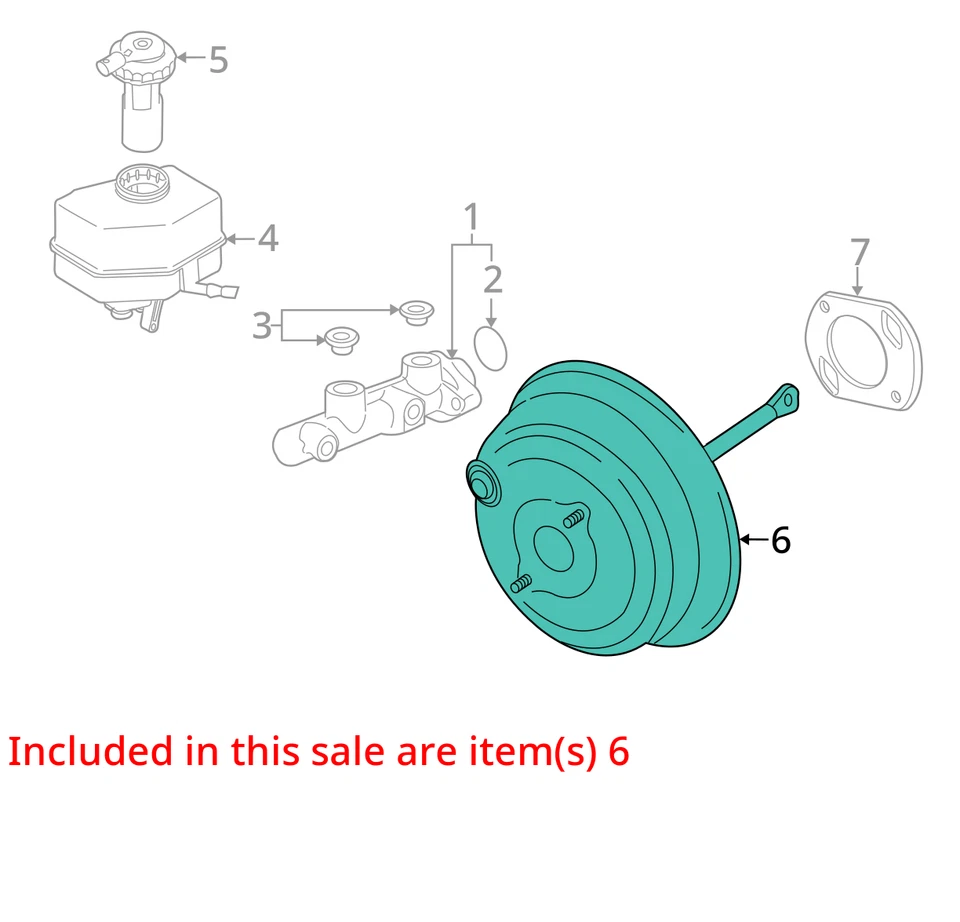 BMW X5 2014 potenciador de freno OEM 150 k millas - LKQ419605602 Foto 4 de 4