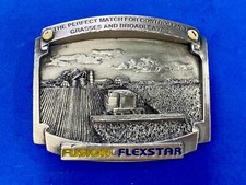 Fusion Flexstar Tractor Belt Buckle Grass Broadleaves 1997 Commemorative Edition