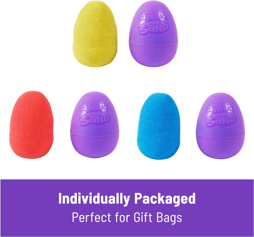 Kinetic Sand,20pcs Eggs w/ Red,Yellow & Blue Play Sand,Goodie Bag Toys,Sensory T - 第 3/10 張圖片