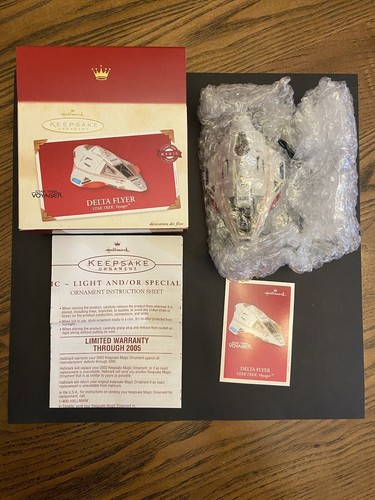 Hallmark Keepsake Ornament~2002 Star Trek Voyager~Delta Flyer~NIB - Bild 2 von 4
