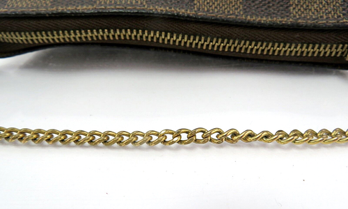 Auténtico bolso de mano Louis Vuitton accesorio cartera Damier Level #60378 - Imagen 8 de 13