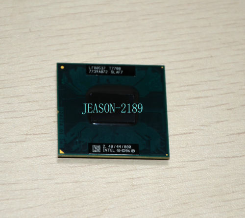 Intel Core 2 Duo T7700 2.4 GHz 4M 800 SLAF7 Notebook CPU | eBay