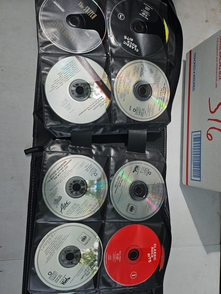 Lot Of 224 Music Loose Binder Rock CDS Great Titles Classics Lot Of 224 Music Loose Binder Rock CDS Great Titles Classics