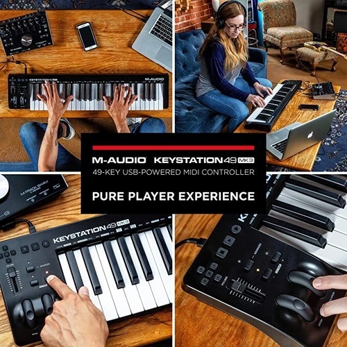 M-Audio Keystation 49 MK3 - 49 Key USB MIDI Keyboard Controller for Mac and PC, - Picture 4 of 6