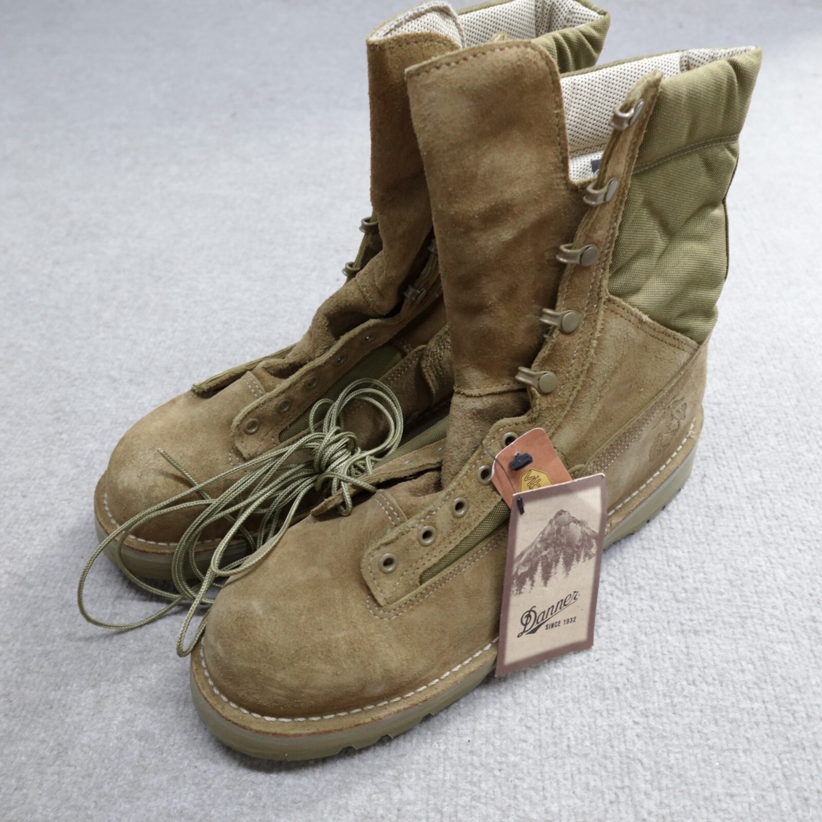 Danner 14 Beige Marine Hot Weather Desert Rough-Out Leather 8 Mojave Boots NEW