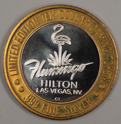 Flamingo Hilton 1946 Las Vegas Limited Edition Ten Dollar Silver