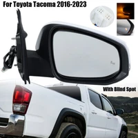 Right White Door Side Mirror Blind Spot Heated 8Pin For Toyota Tacoma 2016-2023 (For: More than one vehicle)