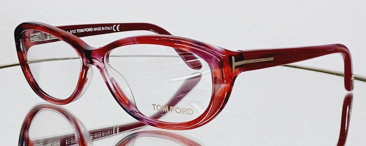 TOM FORD Eyeglasses TF5226-068-54 Size 54/13/Oval BRAND NEW W CASE Tom Ford Red Eyeglass Frames | eBay main image 4
