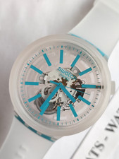 Swatch Big Bold So27E105 Blue In Jelly New