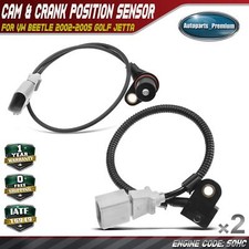 Camshaft & Crankshaft Position Sensor for Volkswagen Beetle 2002-2005 Golf Jetta