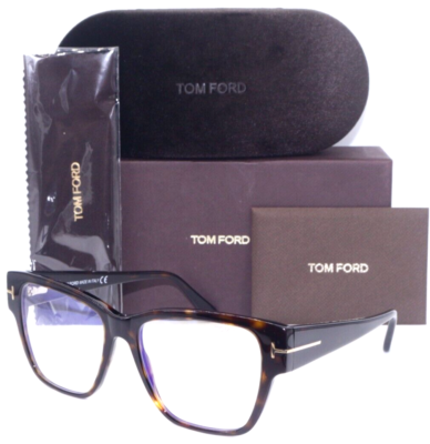 NEW TOM FORD TF 5745-B 052 POLISHED HAVANA-GOLD AUTHENTIC  display picture 1