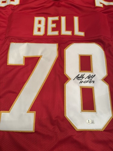 Kansas City Chiefs Bobby Bell HOF 1983 Red Signed Jersey Beckett Authentication