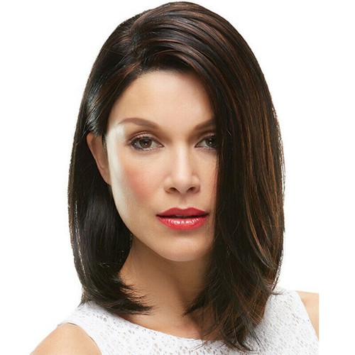 Woman Natural Bob Short Straight Hair Wig Party Cosplay Real Full Wig Fashion) - Picture 17 of 17