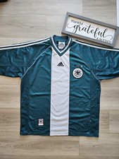 Rare VTG Germany Away football Kit 1998 Soccer Adidas Jersey Mens Trikot Size XL