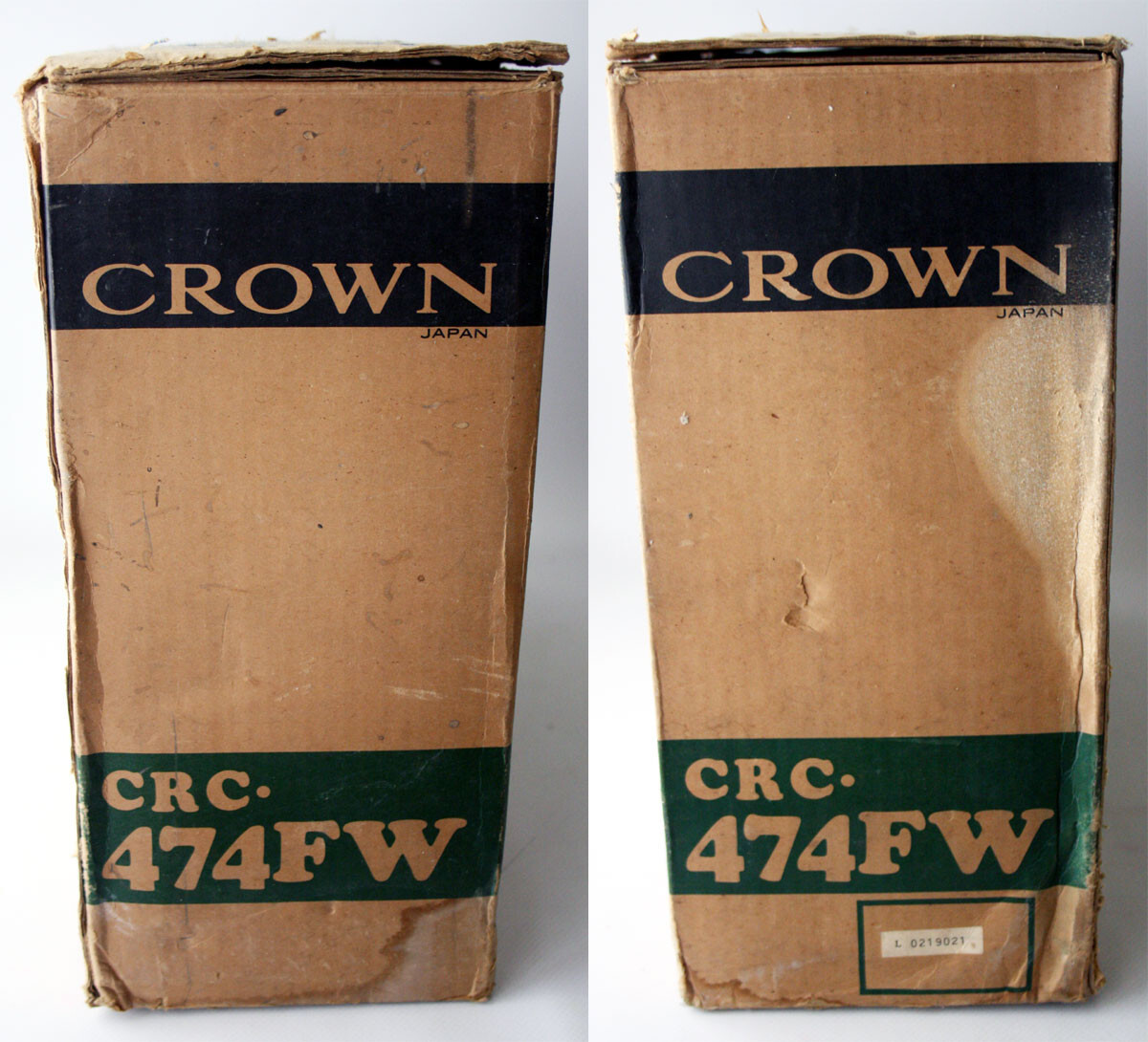 VINTAGE 70'S CROWN 474FW PORTABLE CASSETTE TAPE RECORDER