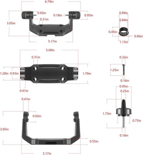 740143-1 verstellbares Gimbal-Montageset passt Humminbird Helix-5 Serie Fischfinder - Bild 6 von 12