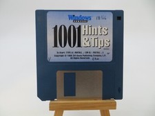 3.5" Floppy Disk Window Sources 1001 Hints Tips 1995 Ziff-Davis computer vtg