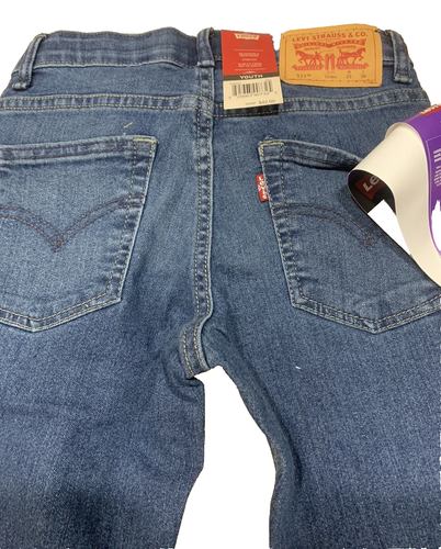 (2) LEVIS 511 Slim Blue Jeans Stretch YOUTH Sz 10 Reg 25 x 26 Adjustable Waist - Picture 11 of 11