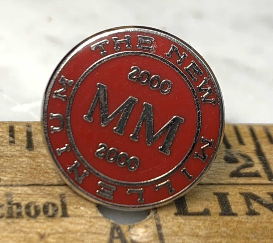 Very Nice Year 2000 Pin, Millenium Pin — Free Shipping - Lot — A
