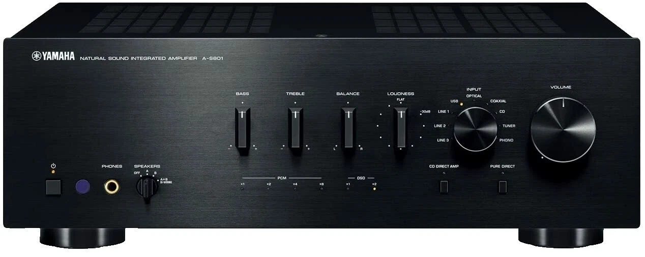 Yamaha Black Home Audio Amplifiers & Preamps