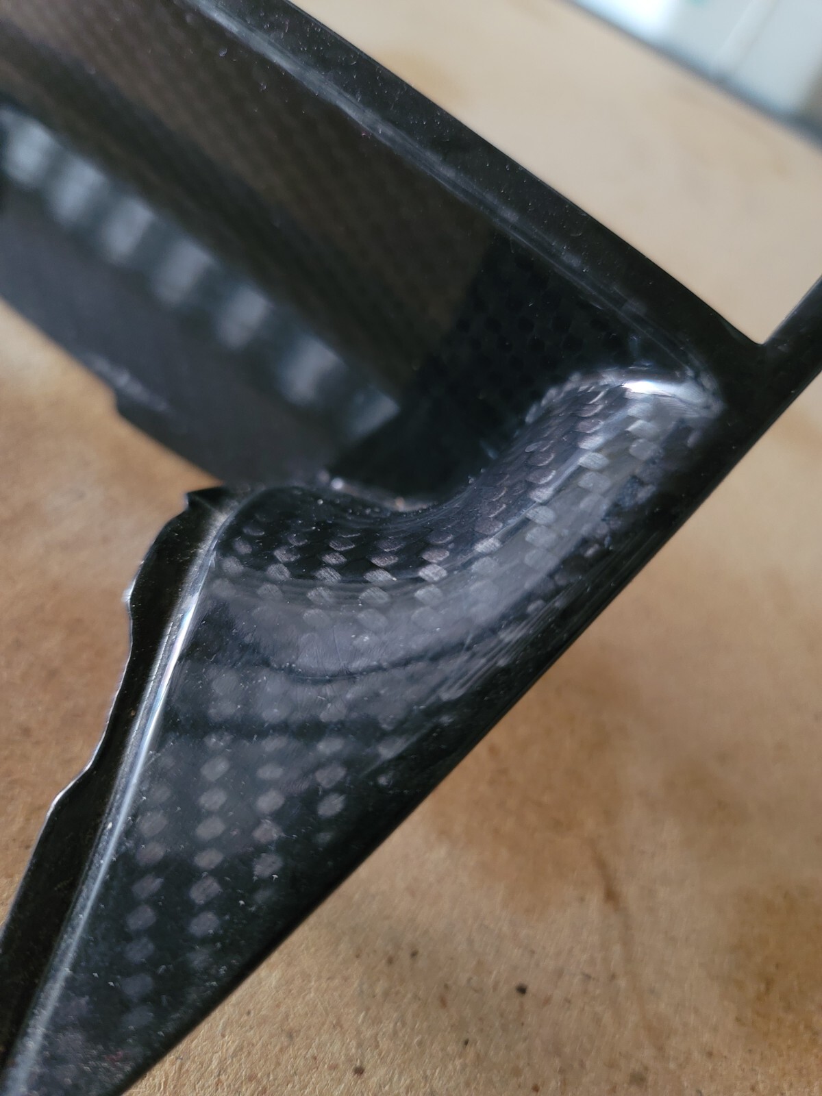 Lamborghini Gallardo Carbon Fiber AC Control Cover Trim OEM 