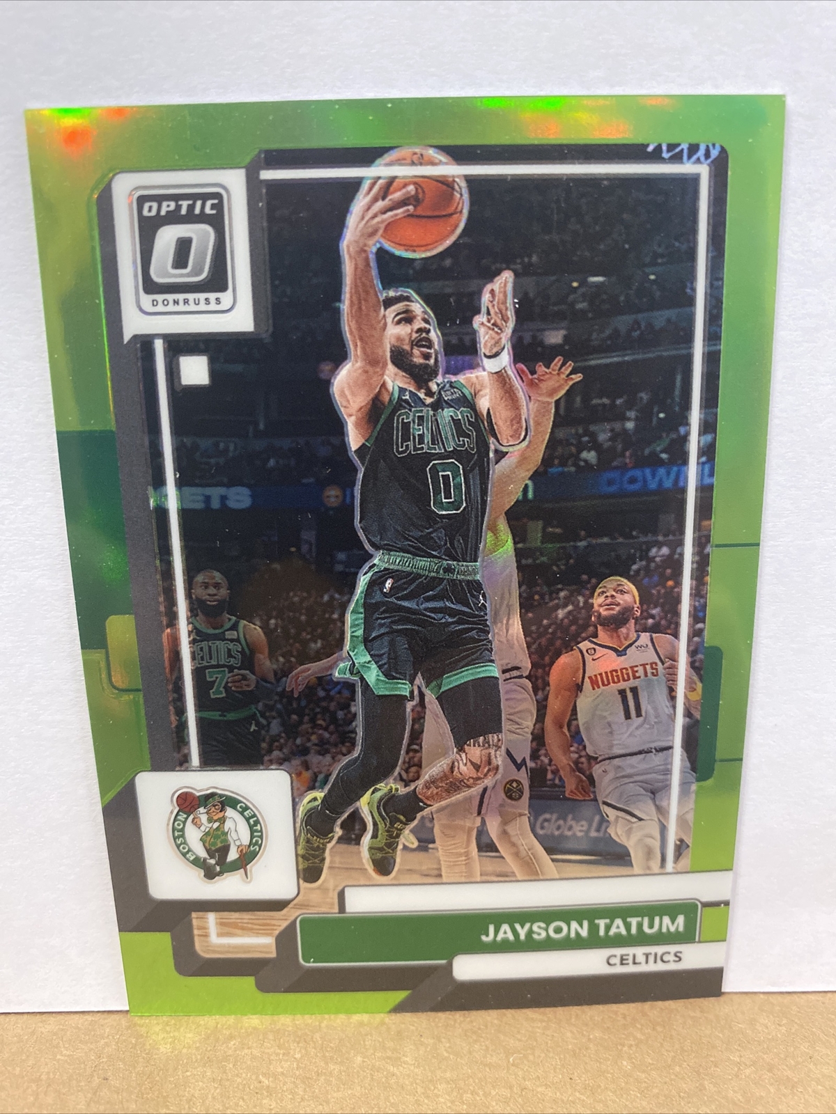 JAYSON TATUM 2022-23 Panini Donruss Optic Lime Green /149 #8