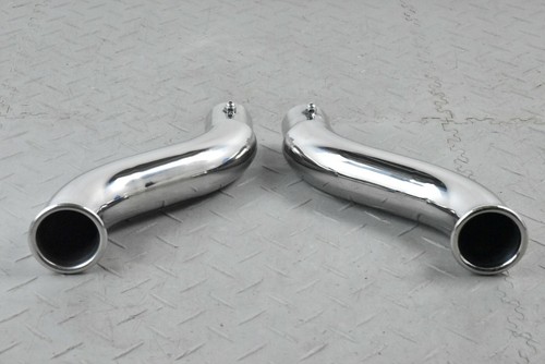 JAGUAR XJ6 XJ12 REAR LARGE BIG BORE STAINLESS STEEL EXHAUST TIPS BACK BOX V12 - Picture 2 of 9