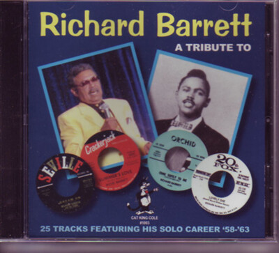 RICHARD BARRETT - A Tribute to - Solo Career included! CD