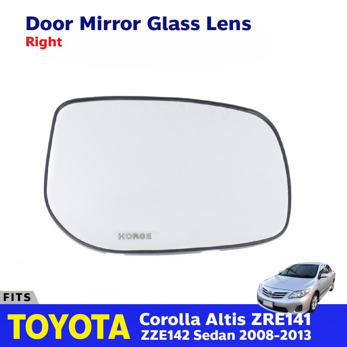 Side Mirror Glass Len RH Fits Toyota Corolla Altis Yaris Belta SED