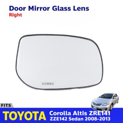 Side Mirror Glass Len RH Fits Toyota Corolla Altis Yaris Belta SED