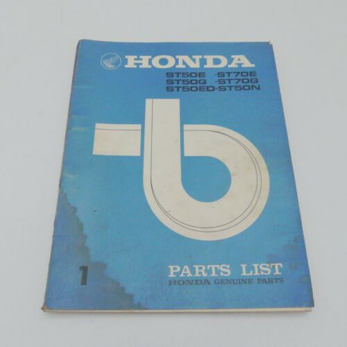 original Honda ST 50 70 E G ED N   Ersatzteilkatalog  Ersatzteilliste  Handbuch - Afbeelding 1 van 4