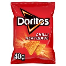 Doritos Tortilla Crisps 32 x 40g (Chilli Heatwave)