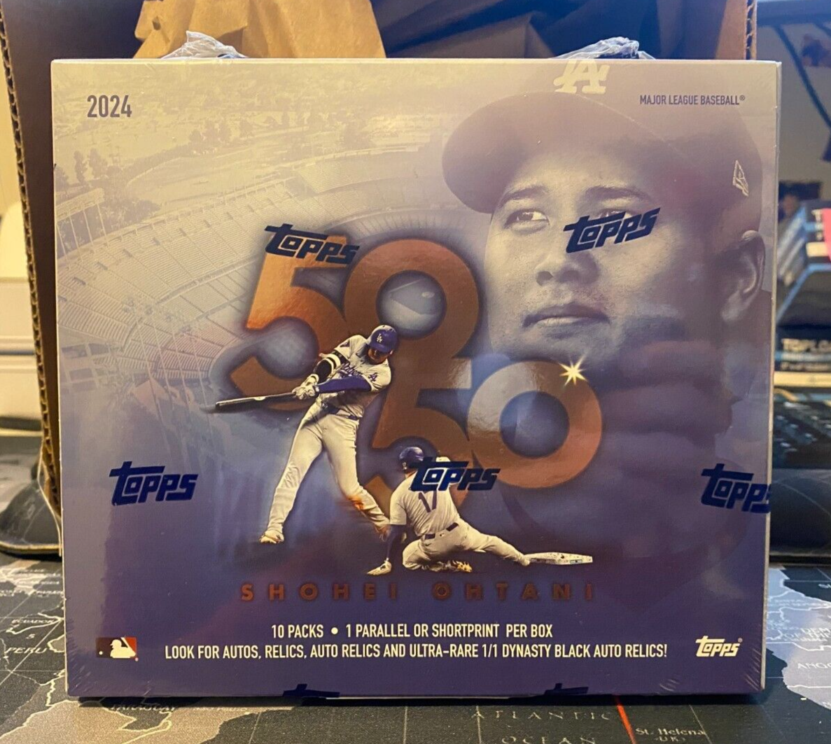 2024 Topps 50/50 Shohei Ohtani 10パックボックス s-l400.jpg