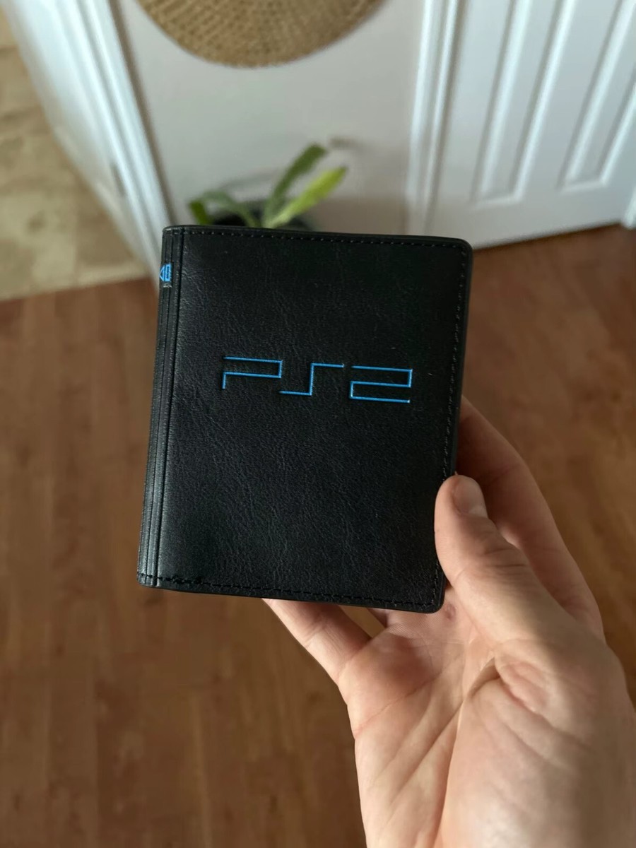Original Hardware PS2 Console De Divertissement Greatness Awaits Portefeuille Bi Fold Poche A Monnaie Porte Carte Noir