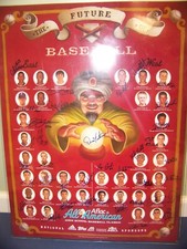 2005 AFLAC All American The Future of Baseball Autographed Poster 