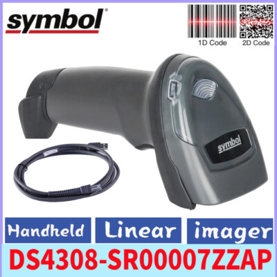 Symbol DS4308-SR00007ZZAP 1D 2D Bildgerät Handheld Barcode Scanner mit USB-Kabel