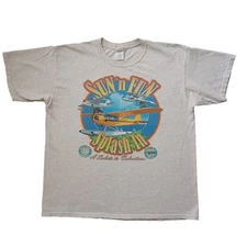 Sun N Fun Splash In T Shirt Mens XL Gray EAA 30th Annual Salute to Volunteers
