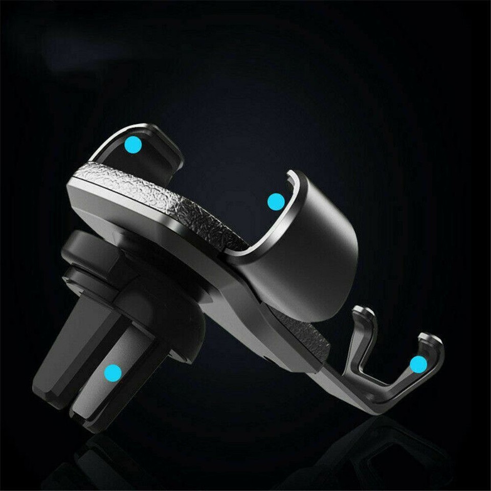 Classic Black Car Phone Holder Portable Bracket Mount Stand Cellphone