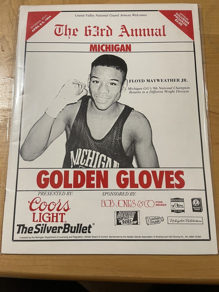 1994 Floyd Mayweather Golden Gloves Souvenir Program | eBay