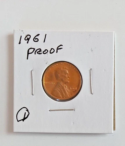 1961 PROOF Lincoln Cent  Item 1   Yes to Combined shipping