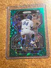2022 Panini Prizm Baseball Green Donut Circles Prizm # 116 Zach Reks RC