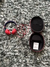 Beats by Dr. Dre Solo3 Headphones With Charging Case - Red, white  Blue