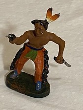 Vintage Elastolin North American Indian Toy Figure Germany ai-43