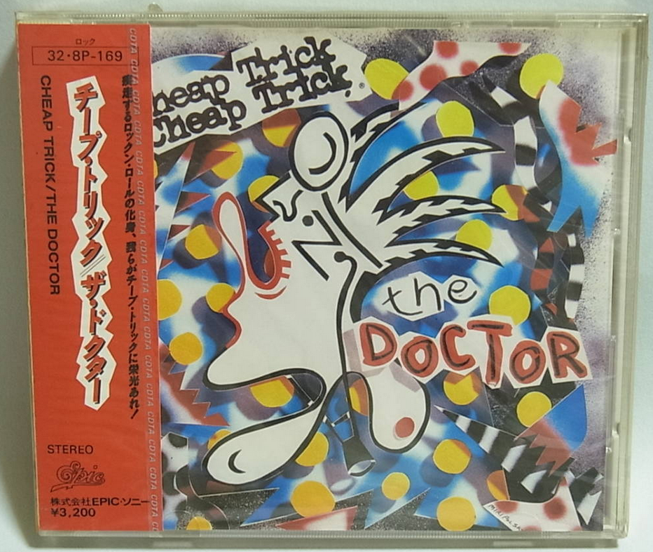 CHEAP TRICK The Doctor PROMO JAPAN 1ST PRESS 1986 CD 32.8P-169 NEW