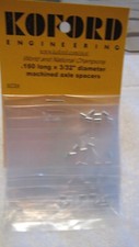 KOFORD ENGINEERING .160 LOMG X 3/32 DIAMETER MACHINED AXLE SPACERS M734