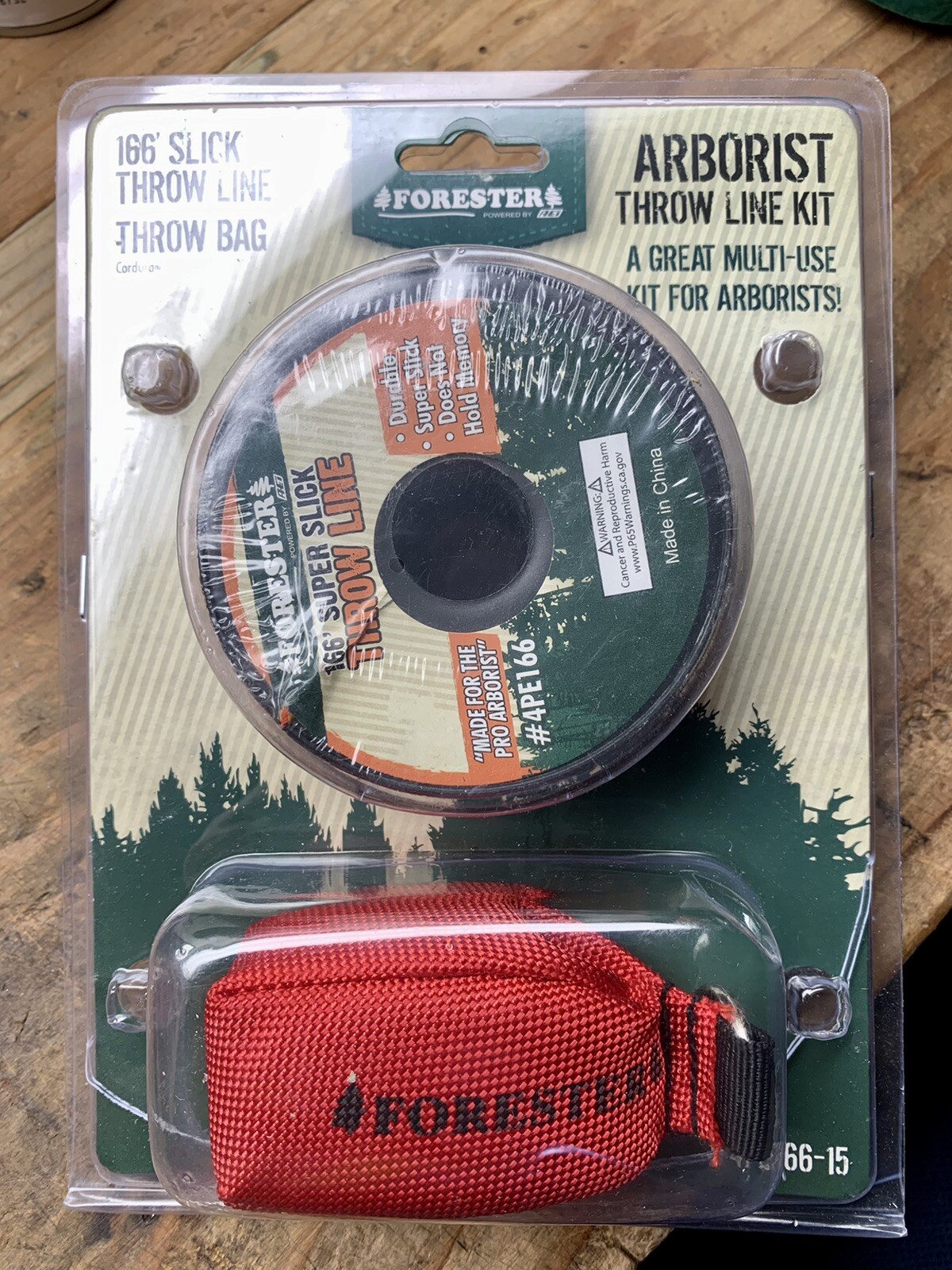Professional Arborist Throw Line Kit 3/16" X 166 Ft 15 Oz Forester
