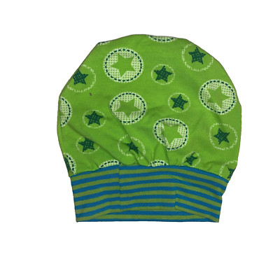 Mütze Babymütze handmade selfmade neuwertig Gr. 62 / 68 3-6M Sterne Baby